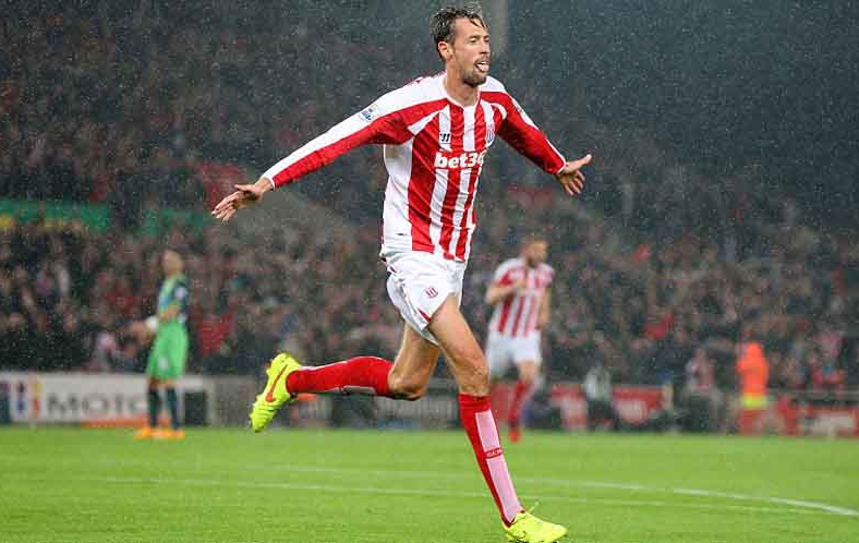 Penyerang Tim Inggris Peter Crouch Yang Tingginya 201 Cm