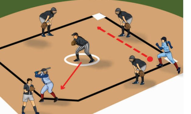 Olahraga Beregu Softball Dengan Beberapa Teknik